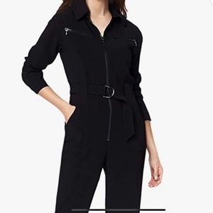 Black belted long sleeve jumper, NEW, XS